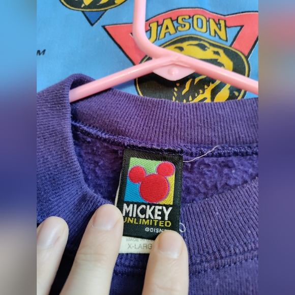Vintage Mickey mouse 90s Mickey mouse sweater xlarge - Picture 3 of 5